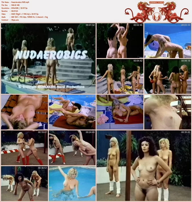 Cover for Nude Aerobics 1983 Full Movie - American Softcore Erotica [MP4/900MB 480p]