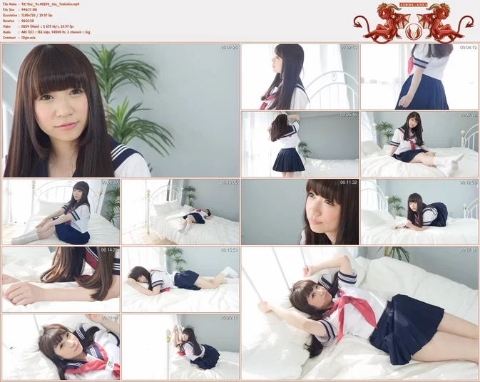 Cover for 4K-Star MOVIE 00290 Usa Tsukishiro 月城右紗 - Sailor suit セーラー服 [MP4/440MB 720p]