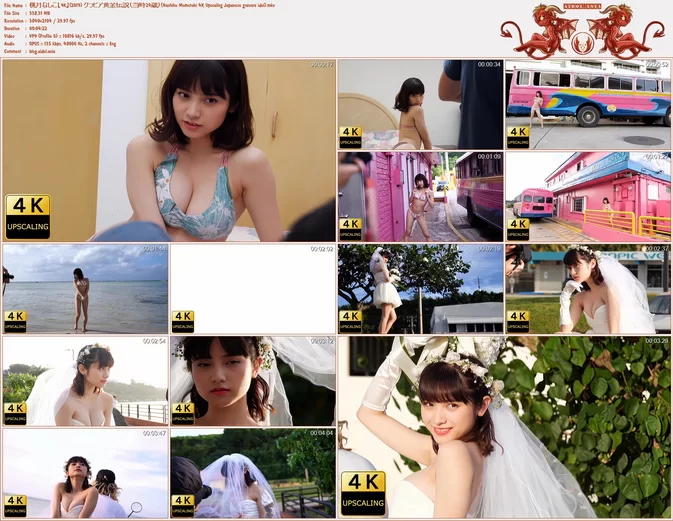 Cover for 桃月なしこ【4K】(2019) グラビア黄金伝説（当時24歳）(Nashiko Momotuki 4K Upscaling Japanese gravure idol)