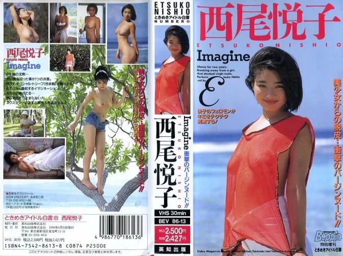 Cover for BEV86-13 Etsuko Nishio 西尾悦子 Imagine 衝撃のバージンヌード 1994.05 [AVI/658.12MB]